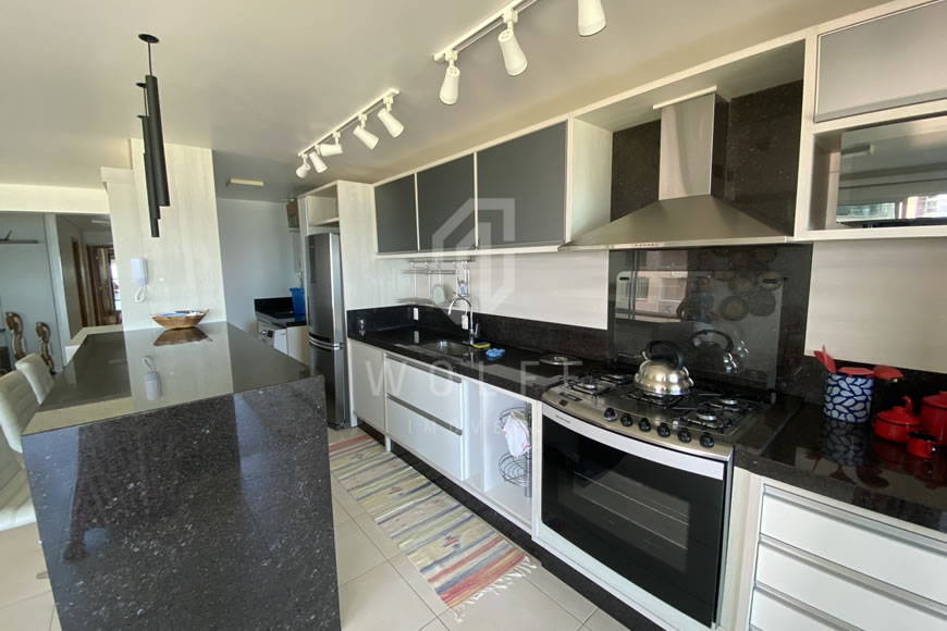 JD1514 - Bali Beach - Apartamento Mobiliado Frente Mar