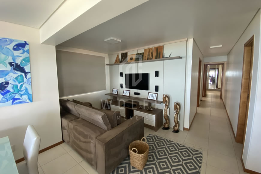 JD1514 - Bali Beach - Apartamento Mobiliado Frente Mar