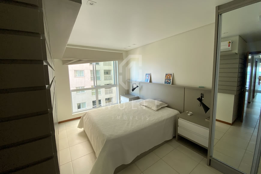 JD1514 - Bali Beach - Apartamento Mobiliado Frente Mar