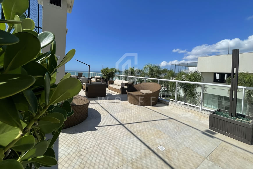 JD1514 - Bali Beach - Apartamento Mobiliado Frente Mar