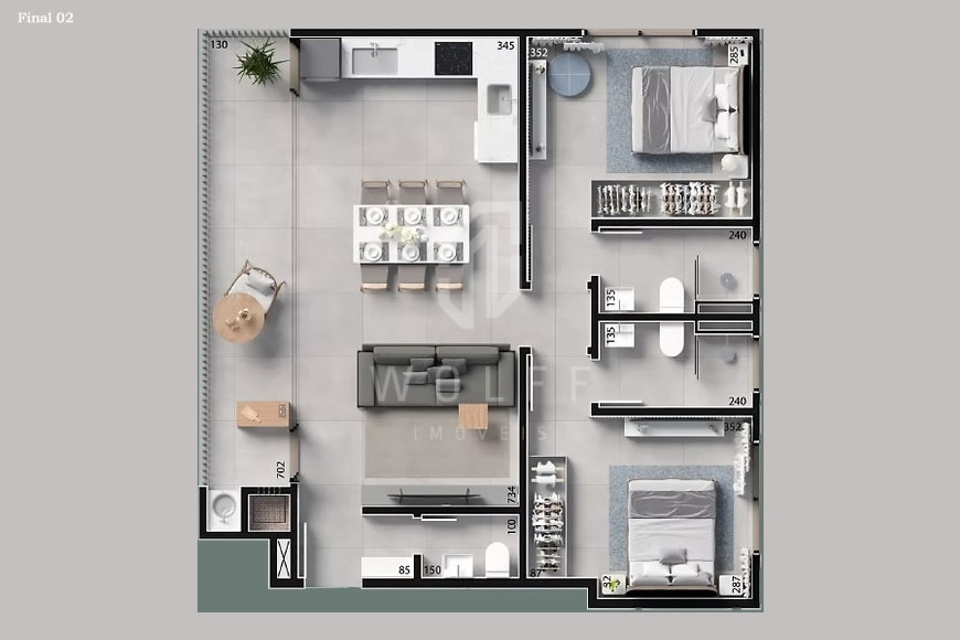 JD1522 - Balena - Apartamentos a apenas 150m da Praia