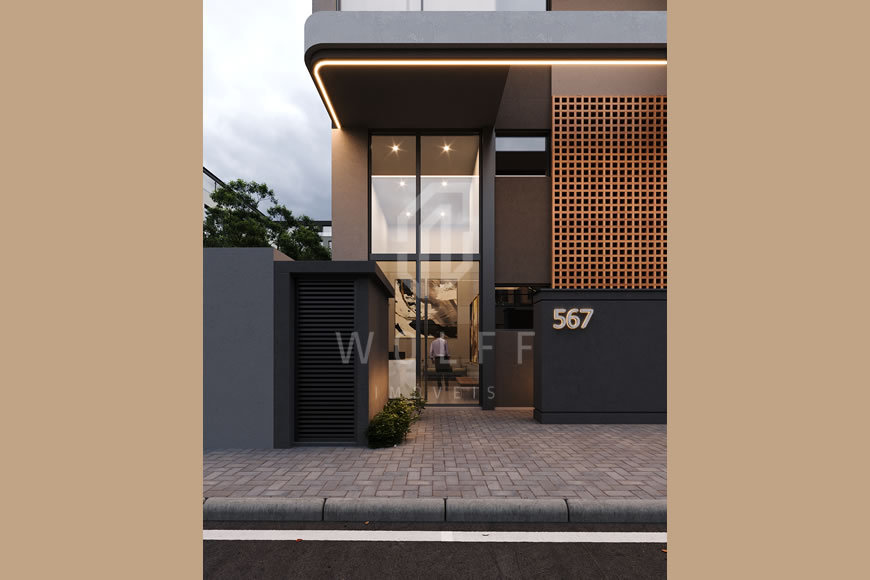 JD1523 - Grand Tower - Salas Comerciais com Fachada Moderna no Centro