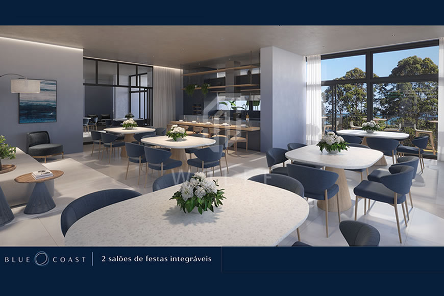 JD1525 - Blue Coast - Apartamento com Vista Mar de 03 suítes
