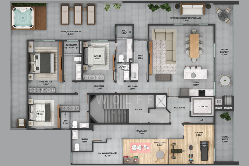 JD1531 - Apartamentos com Ótima Localização e Lindo Projeto