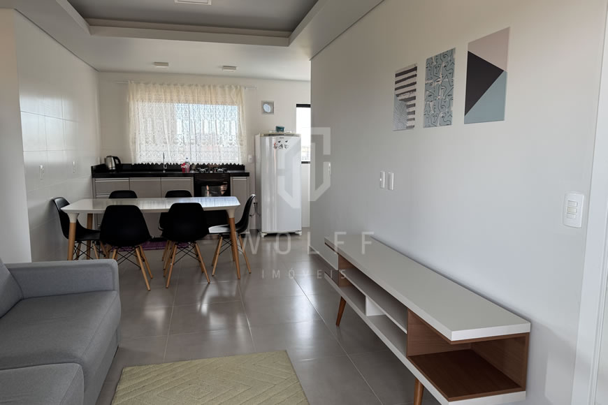 JD1535 - Apartamento Semi-mobiliado a alguns passos da Praia