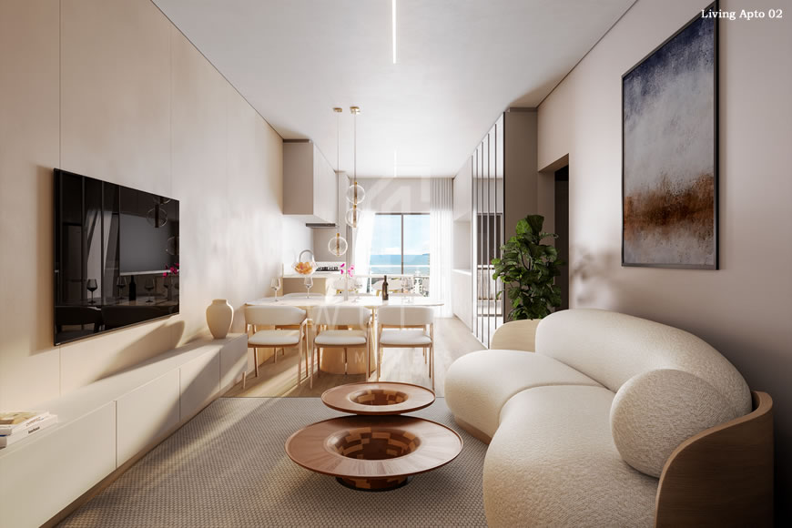 JD1538 - Pré-lançamento - Apartamento a apenas 170m da Praia no Centro