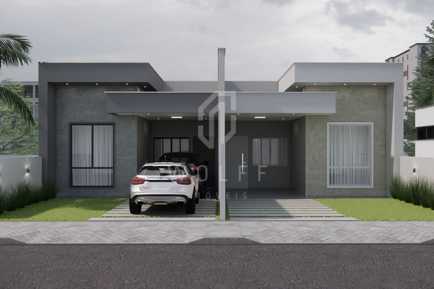 JD1539 - Casas Geminadas com Design Moderno no Bairro Itajuba