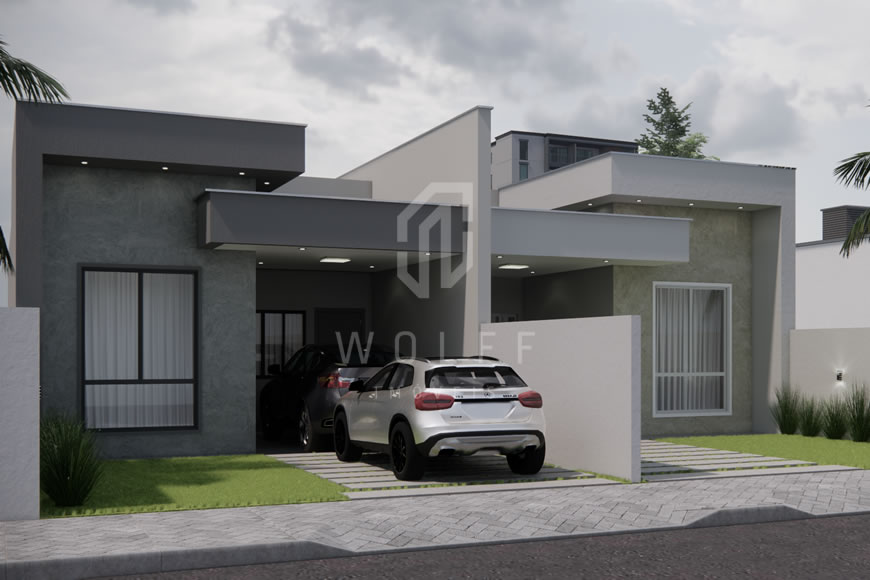 JD1539 - Casas Geminadas com Design Moderno no Bairro Itajuba