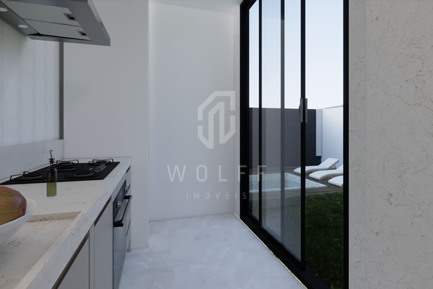 JD1539 - Casas Geminadas com Design Moderno no Bairro Itajuba