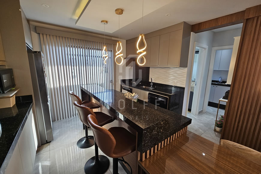 JD1540 - Sobrado Geminado Mobiliado e com Piscina