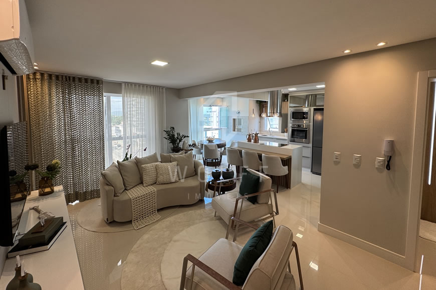 JD1541 - Atlântic - Apartamento_Mobiliado a 90 metros da Praia