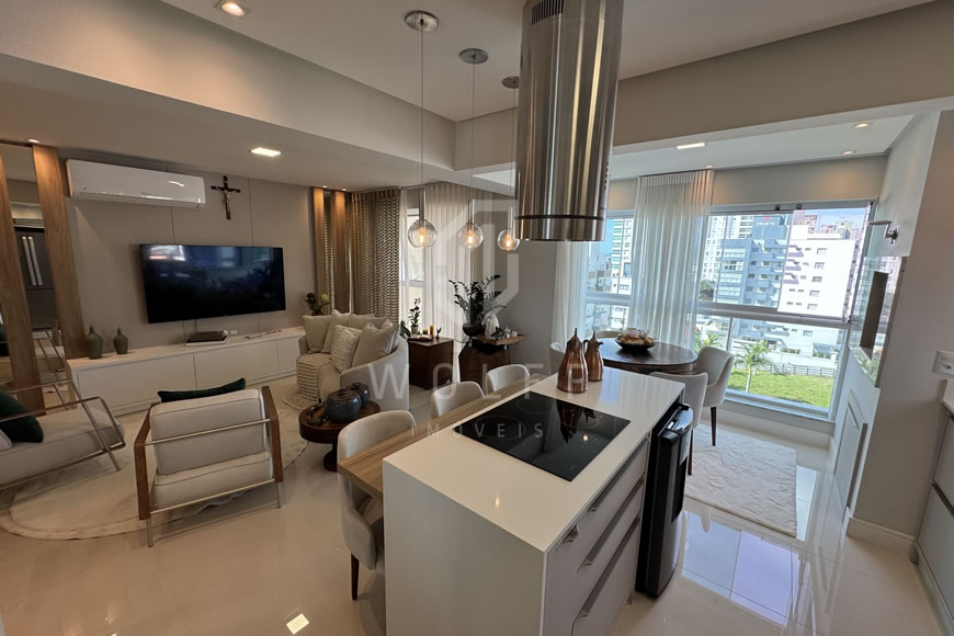 JD1541 - Atlântic - Apartamento_Mobiliado a 90 metros da Praia