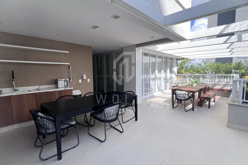 JD1545 - Latitude 26 - Apartamento Mobiliado a 100m da Praia
