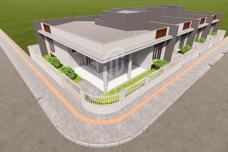 JD1565 - Casas Geminadas com Ótimo Padrão de Acabamento