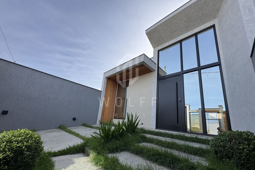 JD1569 - Casa Geminada Moderna de 03 dormitórios