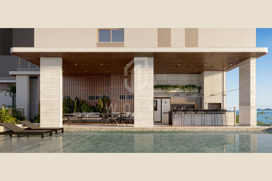 JD1570 - Apartamentos Frente Mar com Vista Definitiva