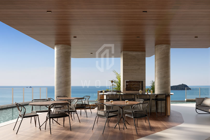 JD1570 - Apartamentos Frente Mar com Vista Definitiva