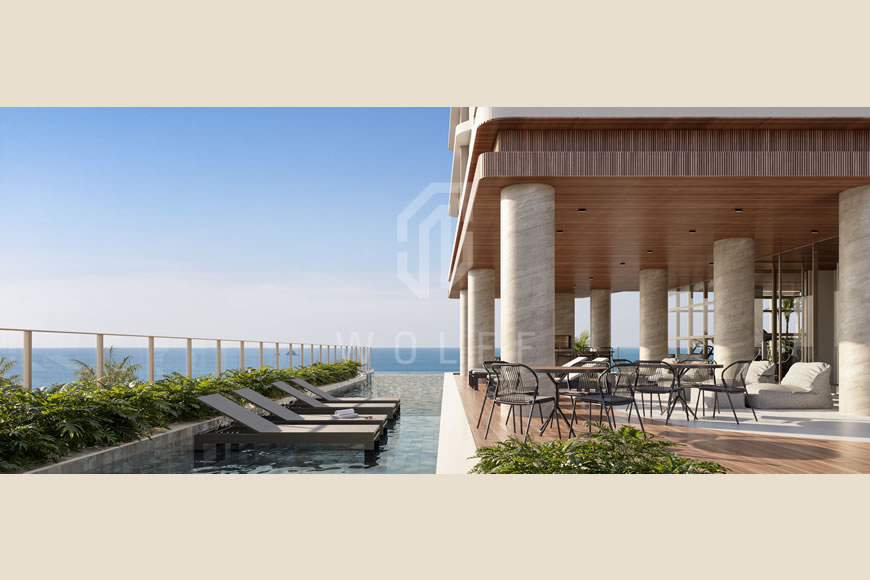 JD1570 - Apartamentos Frente Mar com Vista Definitiva