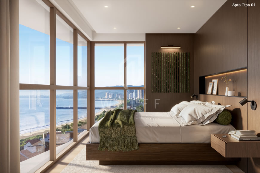 JD1570 - Apartamentos Frente Mar com Vista Definitiva