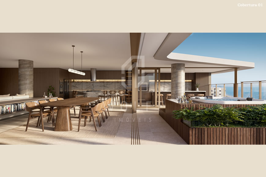 JD1570 - Apartamentos Frente Mar com Vista Definitiva