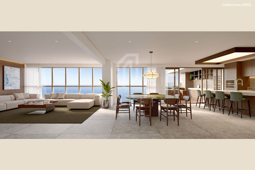 JD1570 - Apartamentos Frente Mar com Vista Definitiva