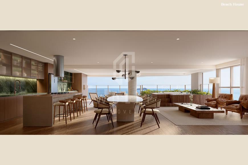 JD1570 - Apartamentos Frente Mar com Vista Definitiva