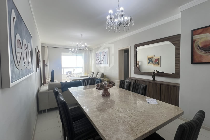 JD1572 - Brisa do Mar - Apartamento Semi-mobiliado com Vista Mar