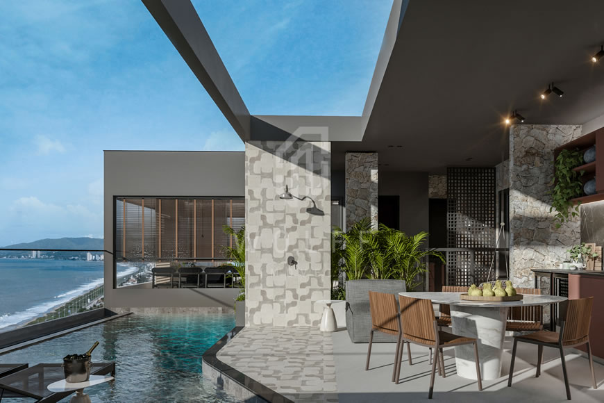 JD1573 - Apartamentos na Quadra do Mar