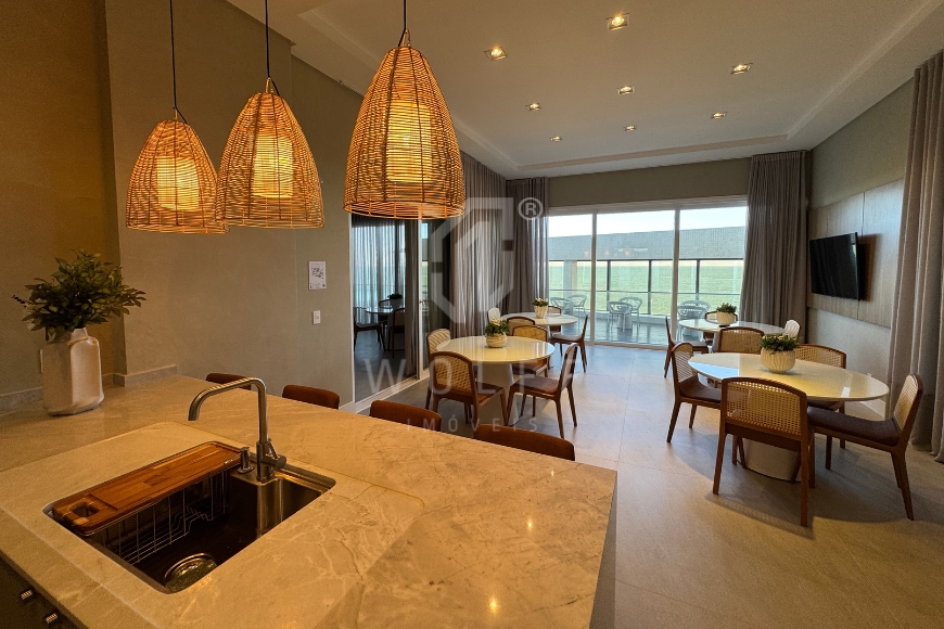 JD1576 - Apartamentos a 50 metros do Mar com 3 suítes