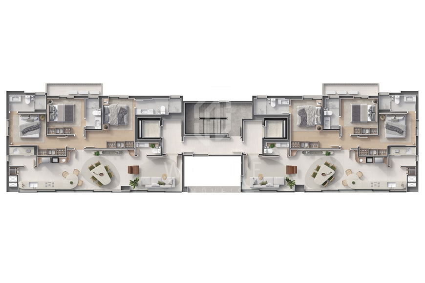 JD1581 - Apartamentos Exclusivos Próximo ao Mar