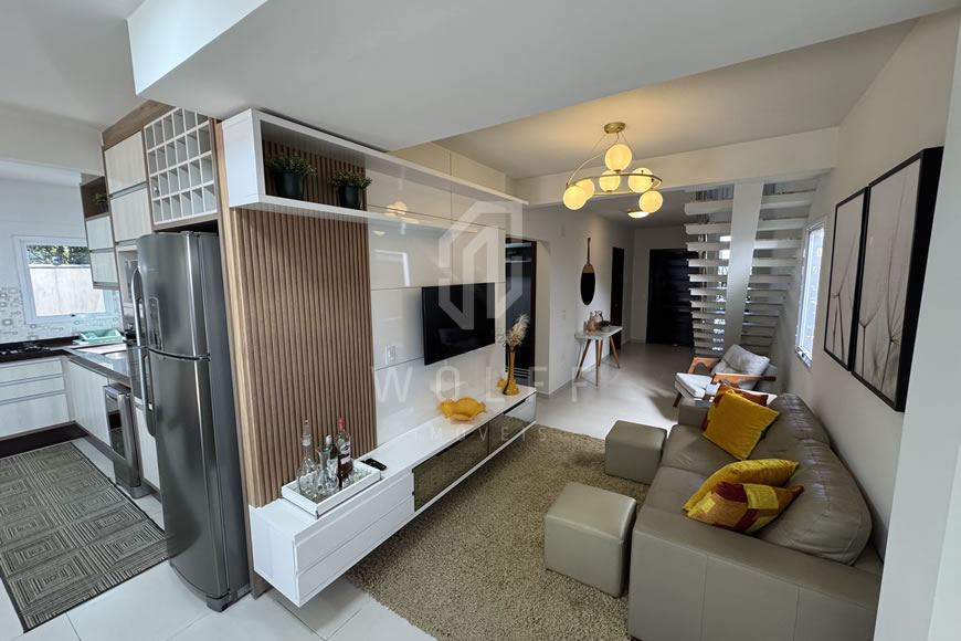 JD1583 - Casa com dois Pavimentos semimobiliado 