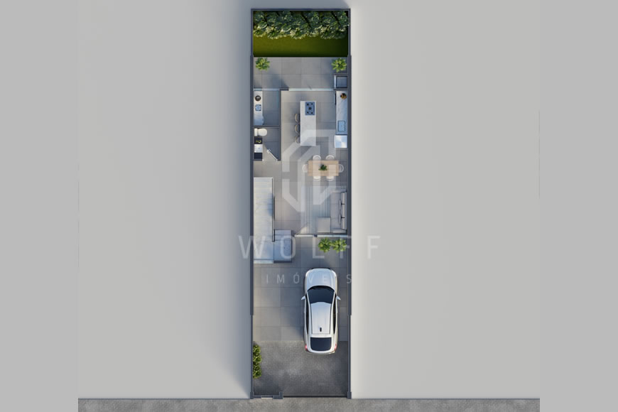 JD1589 - Sobrado Geminado com 03 dormitórios