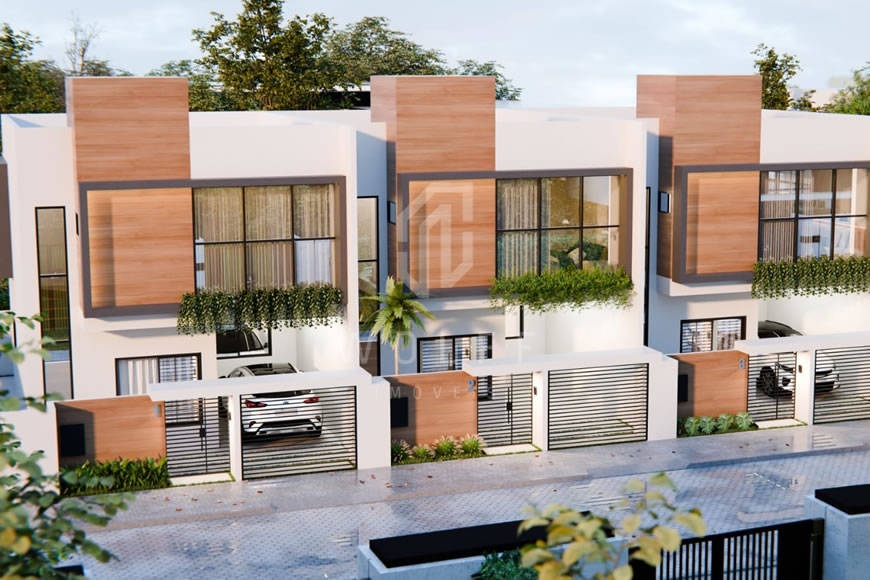 JD1594 - Sobrado Geminado de Alto Padrão no Centro