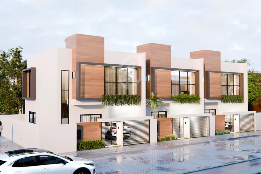 JD1594 - Sobrado Geminado de Alto Padrão no Centro