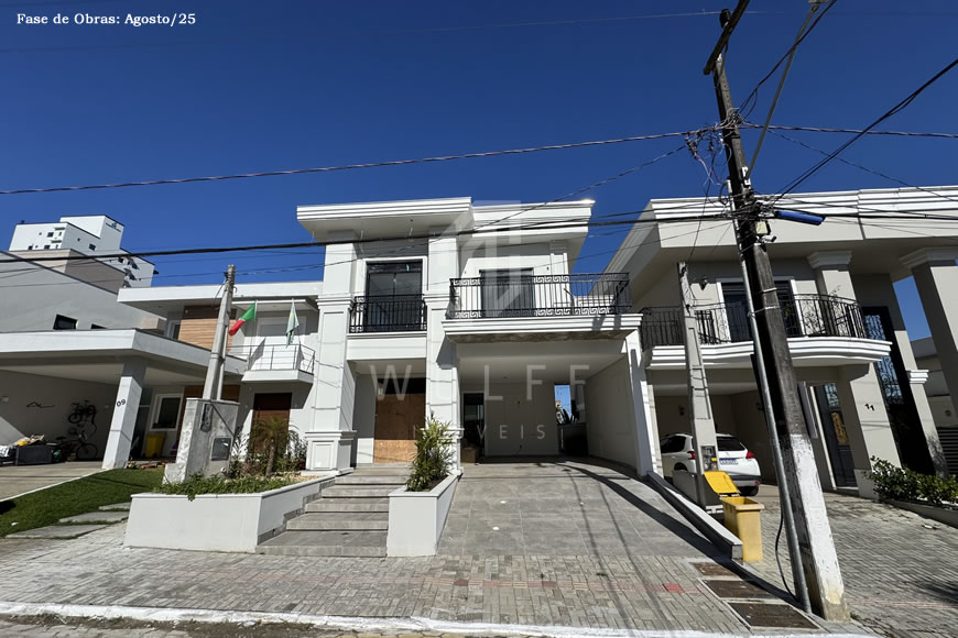 JD1597 - Sobrado Moderno Estilo Neoclássico