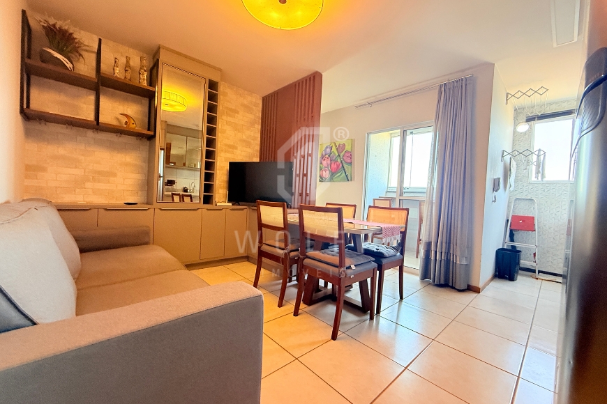 JD1615 - Apartamento Mobiliado com 02 dormitórios