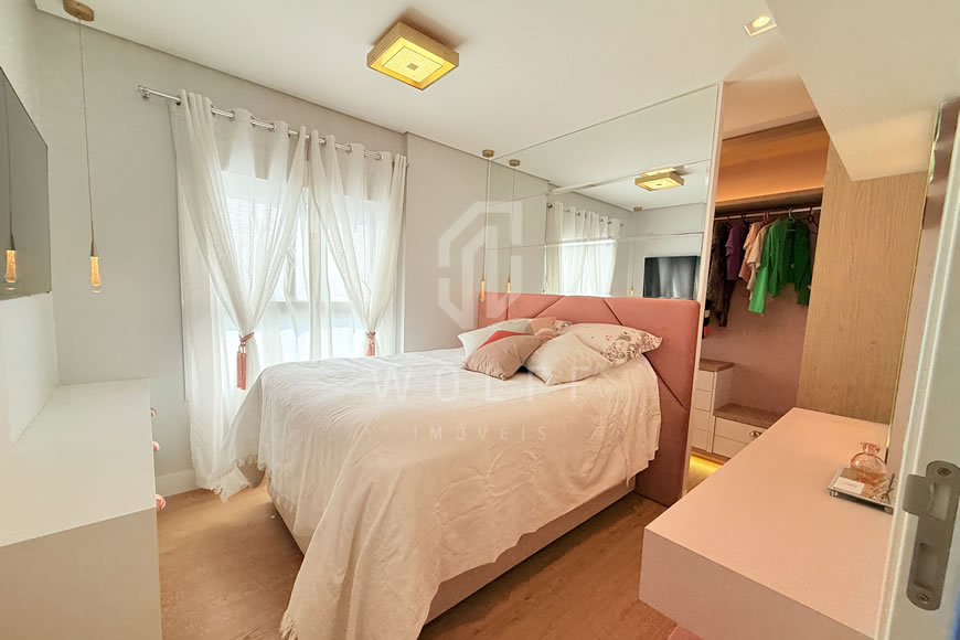 JD1625 - Apartamento com Vista Mar Deslumbrante Finamente Mobiliado