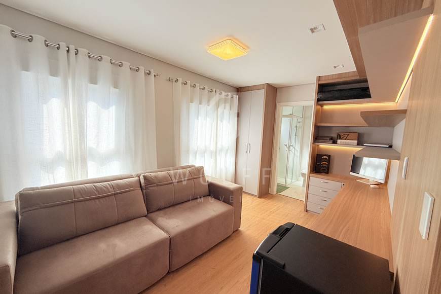 JD1625 - Apartamento com Vista Mar Deslumbrante Finamente Mobiliado