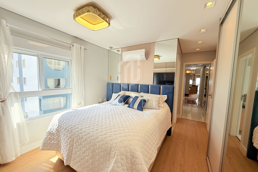 JD1625 - Apartamento com Vista Mar Deslumbrante Finamente Mobiliado