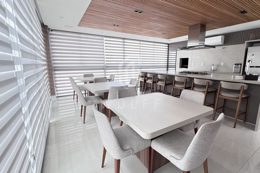 JD1625 - Apartamento com Vista Mar Deslumbrante Finamente Mobiliado