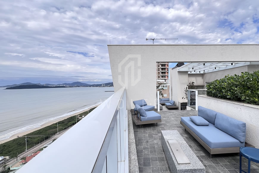 JD1625 - Apartamento com Vista Mar Deslumbrante Finamente Mobiliado