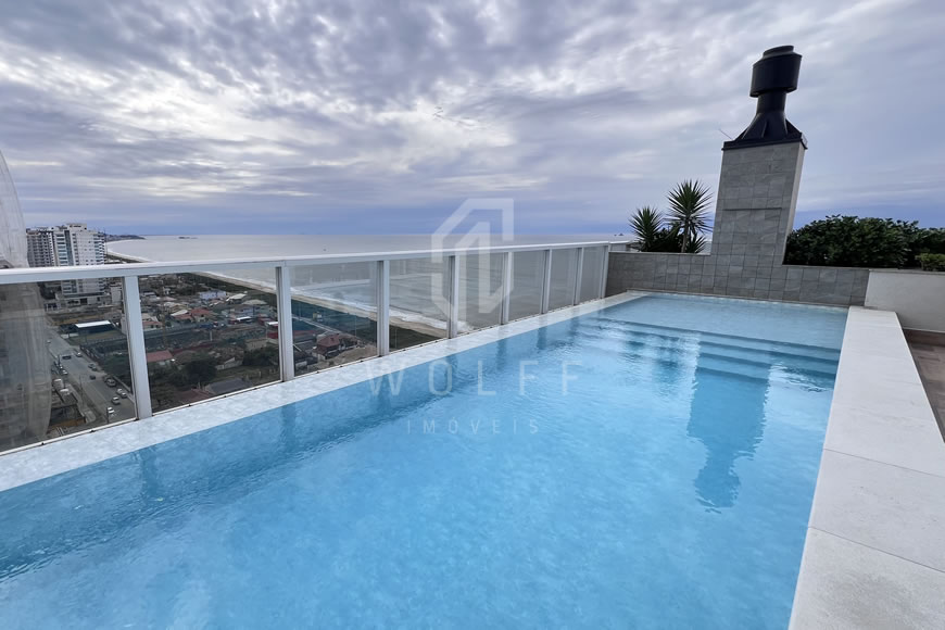 JD1625 - Apartamento com Vista Mar Deslumbrante Finamente Mobiliado