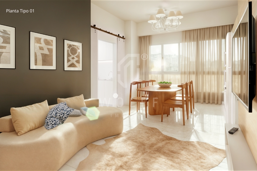 JD1630 - Apartamentos compactos em ótima localização no bairro Itajuba