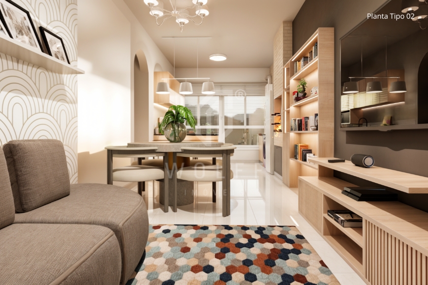 JD1630 - Apartamentos compactos em ótima localização no bairro Itajuba