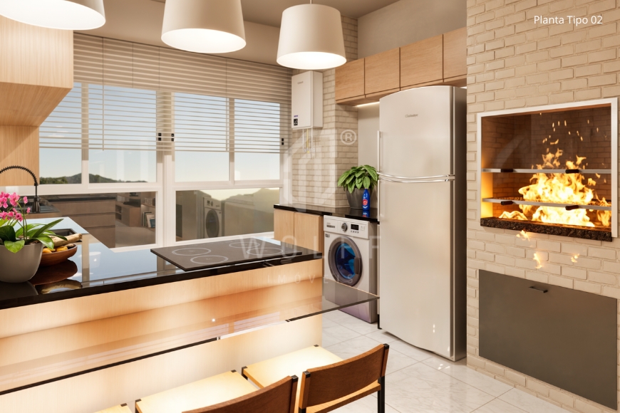 JD1630 - Apartamentos compactos em ótima localização no bairro Itajuba