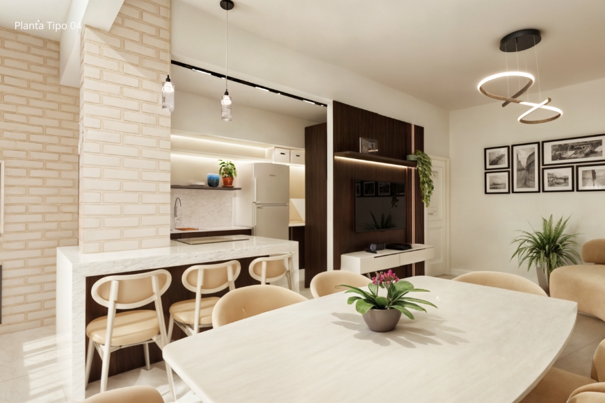 JD1630 - Apartamentos compactos em ótima localização no bairro Itajuba