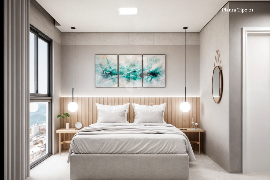 JD1634 - Apartamento a 80 metros da praia no Itacolomi