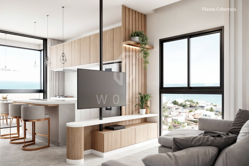 JD1634 - Apartamento a 80 metros da praia no Itacolomi