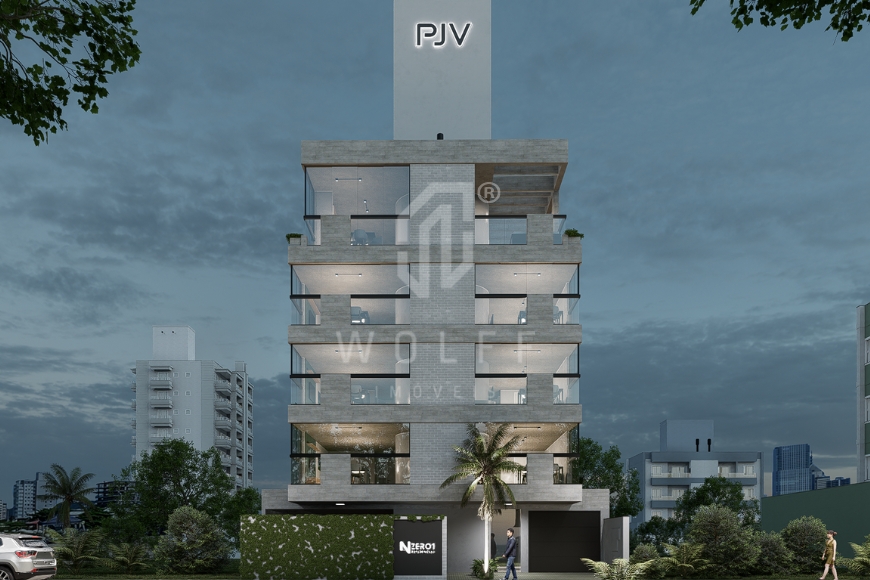 JD1634 - Apartamento a 80 metros da praia no Itacolomi