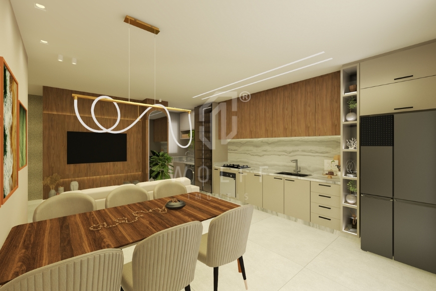 JD1635 - Apartamentos a 600 metros da praia no Bairro Itacolomi